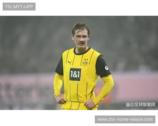 多特蒙德全队推进快速,布兰特贴地远射一剑封喉